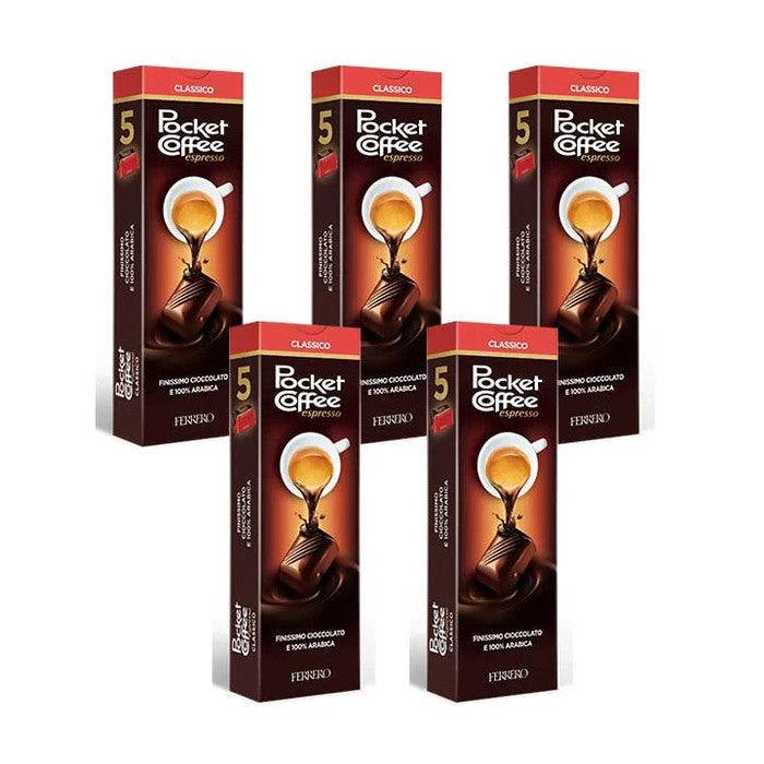 Pocket Coffee 32x Paquete Ferrero T 5 Gr 62, from Italy