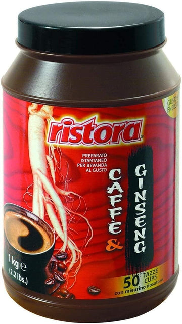 Ristora Instant Coffee with Ginseng Flavor 1 gluten free coffee Drink 1kg