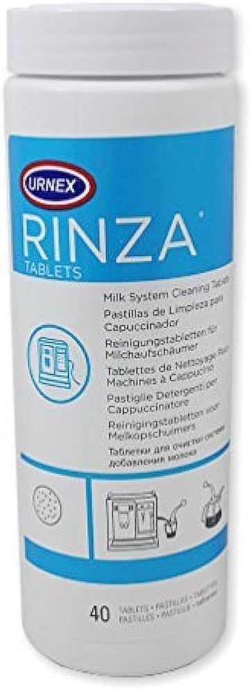 Urnex Rinza M90 Milk Frother Cleaner Tablets 10g (Pack of 40 Tablets)