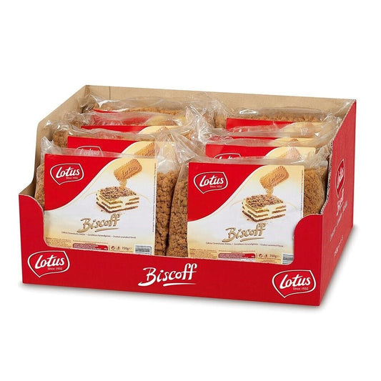 Lotus Biscoff Biscuit Crumbs bags - 8 x 750g Original Caramelised Biscuit Crumbs