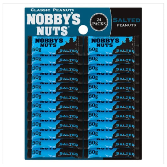 Nobby's Nuts Classic Salted Peanuts 24x50g
