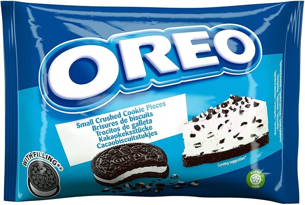 Oreo Crumbs crushed cookie with vanilla flavour filling 12 Packs of 400gr
