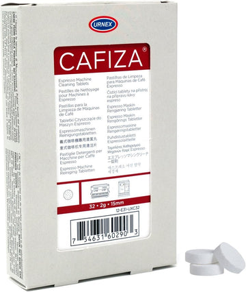 Urnex Cafiza E31 Espresso and Bean to cup coffee machine cleaning tablets 32 pck