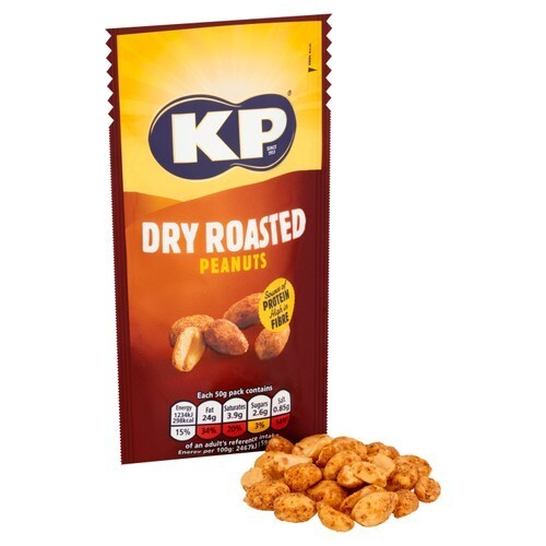 KP Dry Roasted Peanuts Pub Card 21x50g