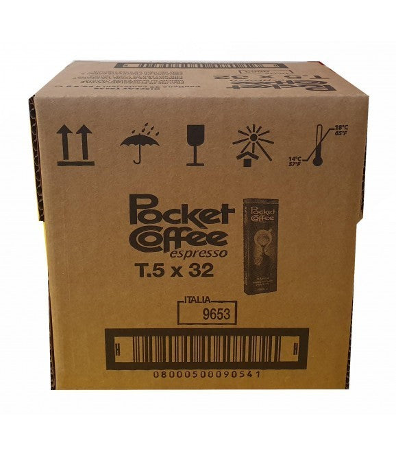 Pocket Coffee 32x Paquete Ferrero T 5 Gr 62, from Italy