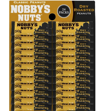 Nobby's Nuts Classic Dry Roasted Peanuts 24 x 50g