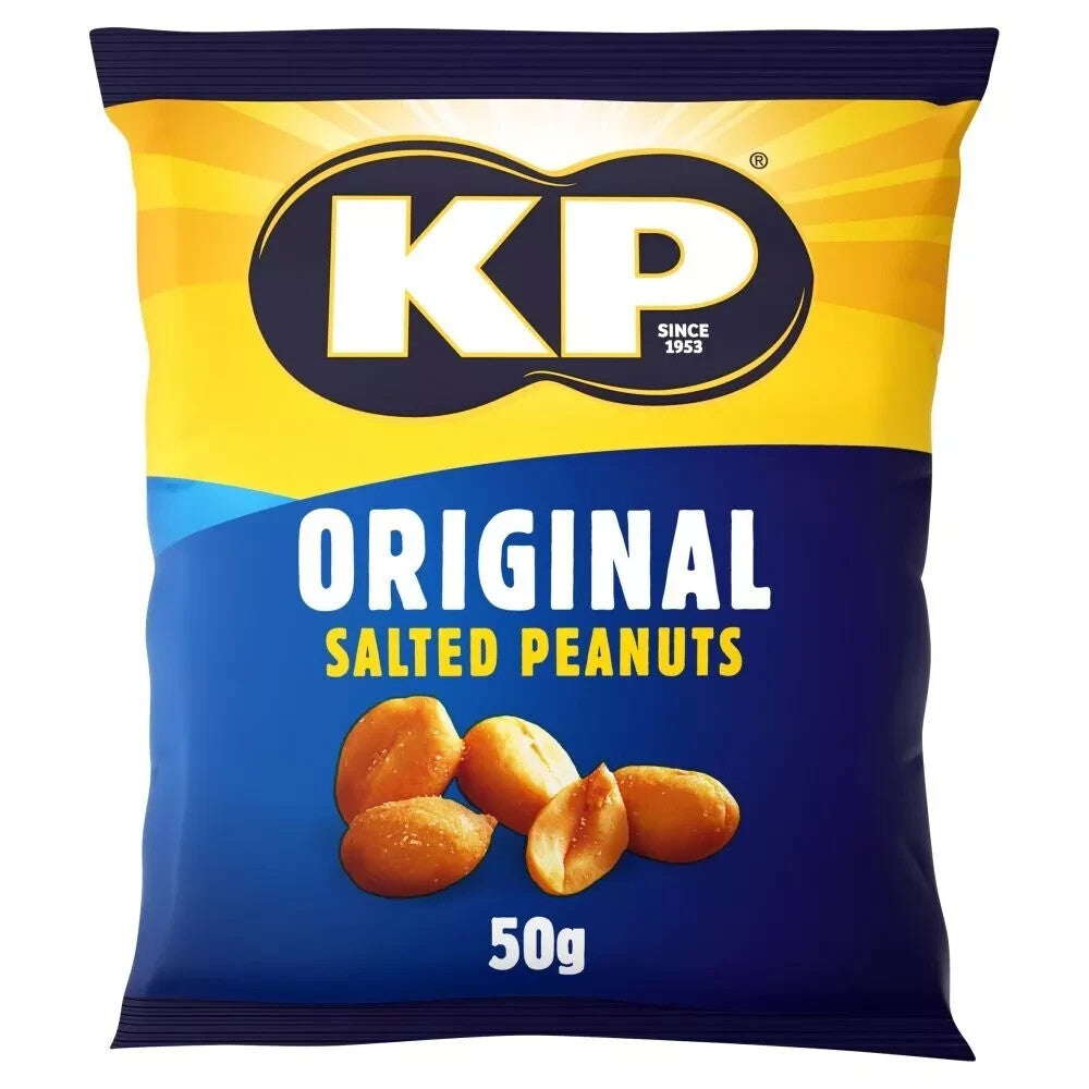 KP Salted Peanuts Pub Card 21x50g