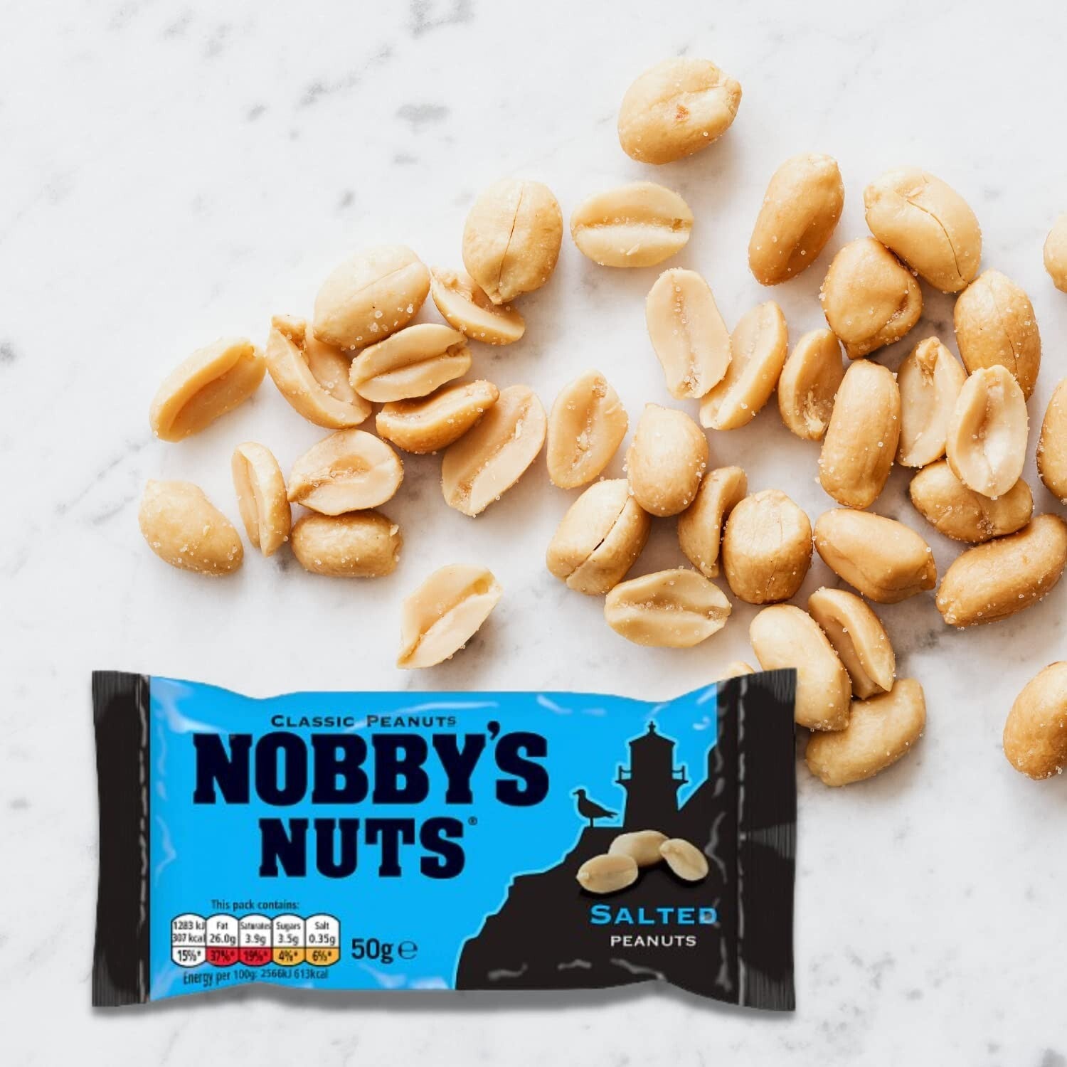 Nobby's Nuts Classic Salted Peanuts 24x50g