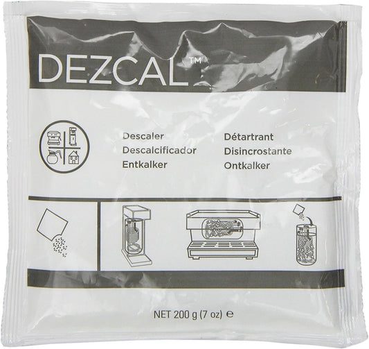 Urnex Dezcal Activated Scale Remover Powder sachets, 200g, White