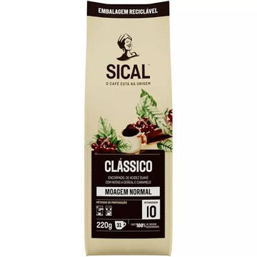 Sical Portuguese Clasico Normal Ground Coffee Cafe 5 Estrelas 2x 220gr