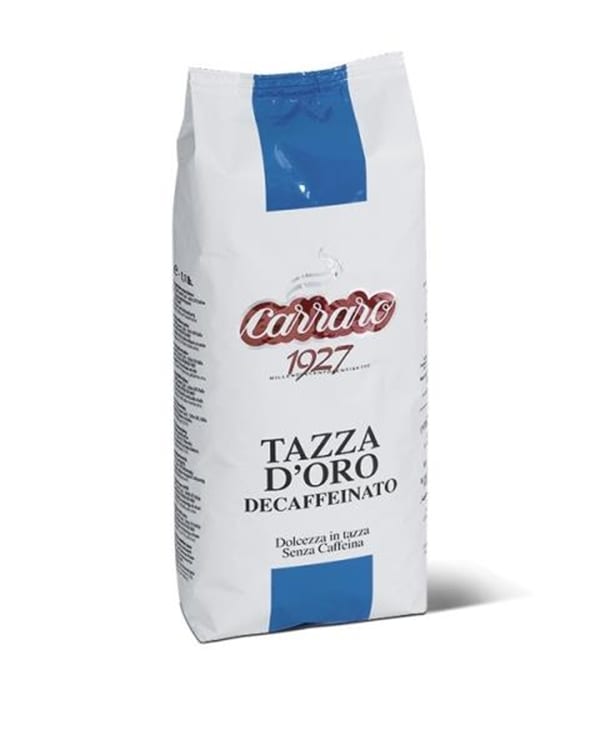 Carraro Tazza D'Oro Decaffeinated premium Coffee Beans 500gr