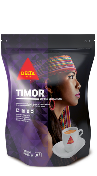 Delta Ground Coffee from Timor for Espresso Machine 2x 250g